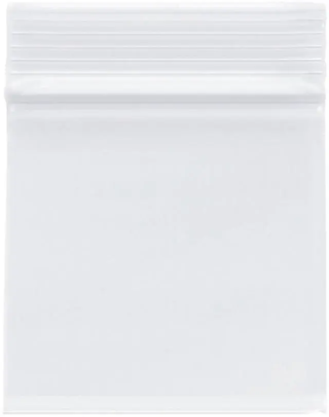 Main image of 3" x 3" (Case of 8,000), 4 Mil Heavy Duty Zipper Reclosable Plastic Bags
