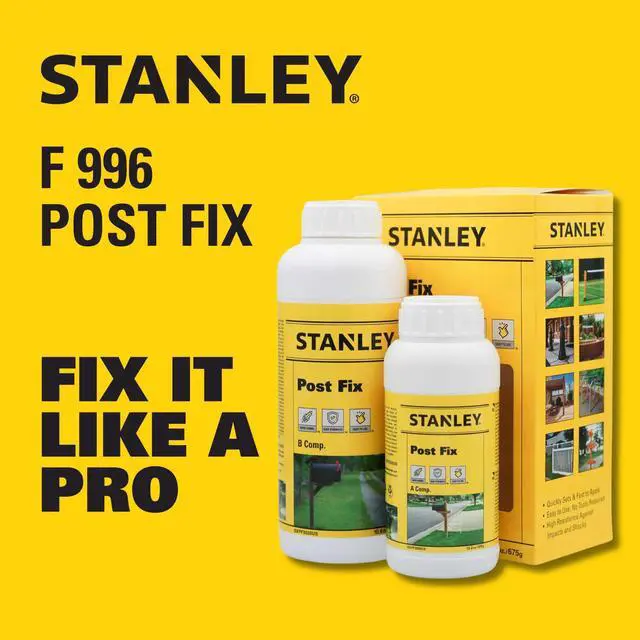 Alt view image 2 of 6 - F996 Fence Post Mix | Concrete Alternative Expanding Foam | Easy to Use, Fast Installation 12x (Component A,B) 12.7 fl oz and 10.1 fl oz | 12 Pack