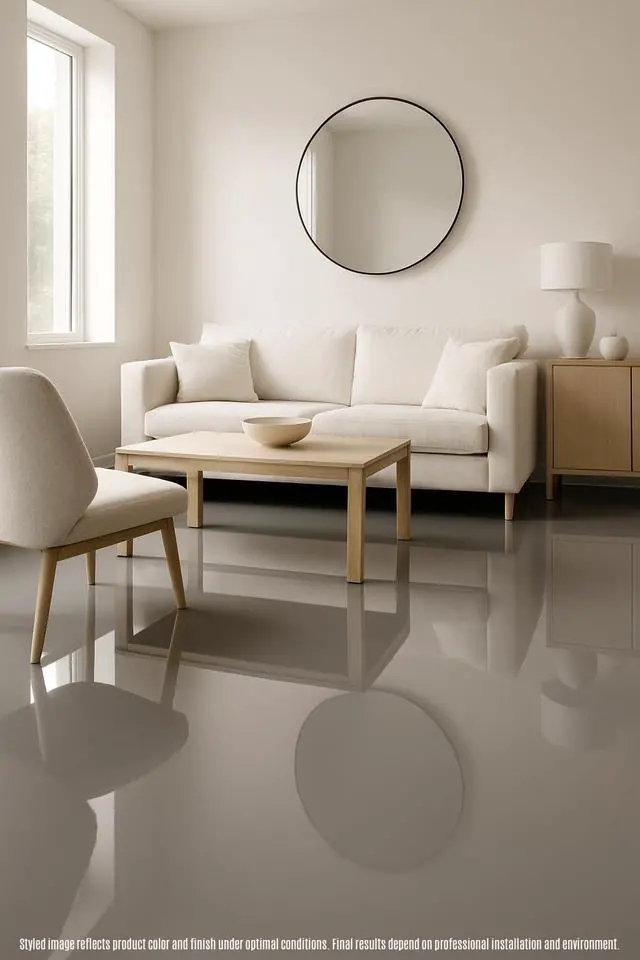 Alt view image 6 of 6 - BP Resins: Single Shot |100% Solids Epoxy Resin Kit (3 Gallon) Solvent-Less, Two Component Gloss Coat Finish- Low VOC! Industrial Use, Garages, Floors, Wood, Acrylic & More!(MEDIUM GRAY) + FREE MIXER!
