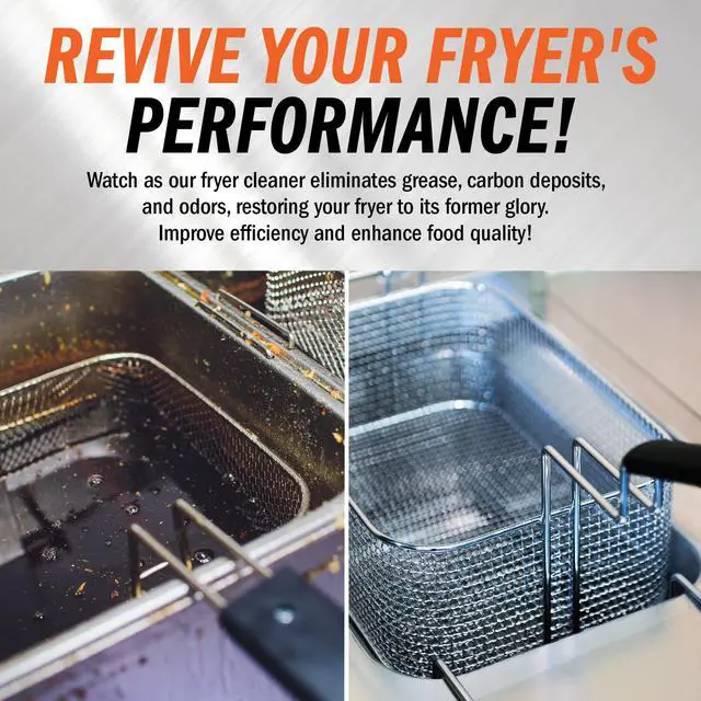 Alt view image 4 of 6 - Fryer Cleaner 8 lbs (Pack of 4) | Boil-Out Powder, 84 Cleanings, Concentrated, Commercial Strength, Removes Burnt-On Residue
