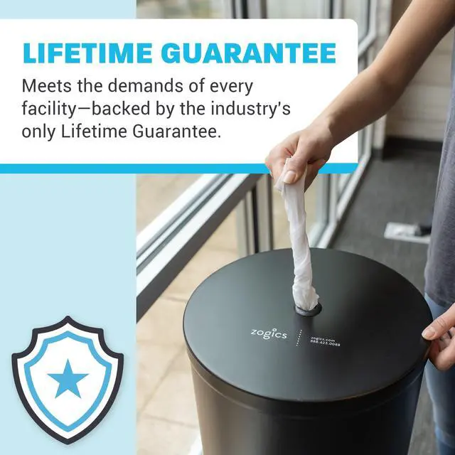 Alt view image 5 of 6 - Gym Wipes Dispenser Stand and Trash Bin Dual-Purpose Wet Wipes Dispenser for Sanitizing and Cleaning with Built-in 7 Gallon Trash Can, Black Galvanized Steel