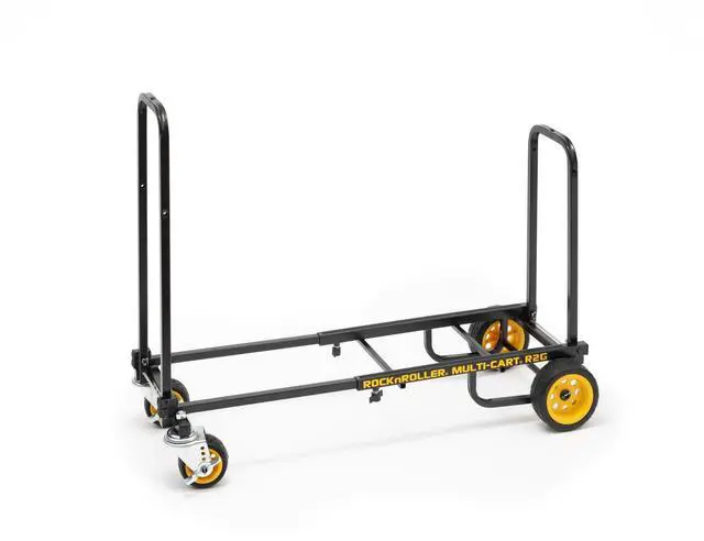 Main image of R2G (Micro Ground Glider) 8-in-1 Folding Multi-Cart/Hand Truck/Dolly/Platform Cart/26" to 39" Telescoping Frame/350 lbs. Load Capacity, Black