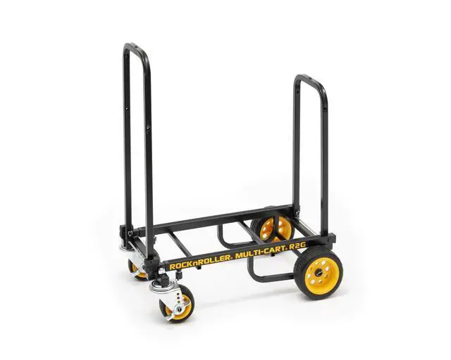 Alt view image 2 of 6 - R2G (Micro Ground Glider) 8-in-1 Folding Multi-Cart/Hand Truck/Dolly/Platform Cart/26" to 39" Telescoping Frame/350 lbs. Load Capacity, Black
