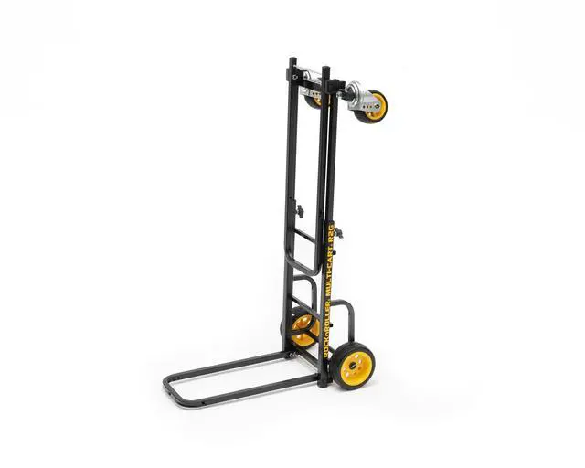 Alt view image 6 of 6 - R2G (Micro Ground Glider) 8-in-1 Folding Multi-Cart/Hand Truck/Dolly/Platform Cart/26" to 39" Telescoping Frame/350 lbs. Load Capacity, Black