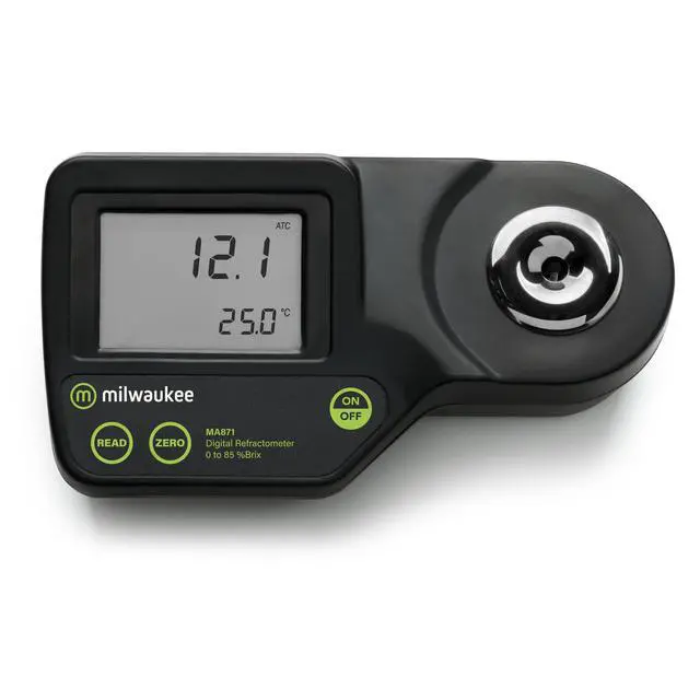 Alt view image 2 of 5 - Milwaukee 0 to 85% Brix Digitial Refractometer with Carrying Case - MA871BOX