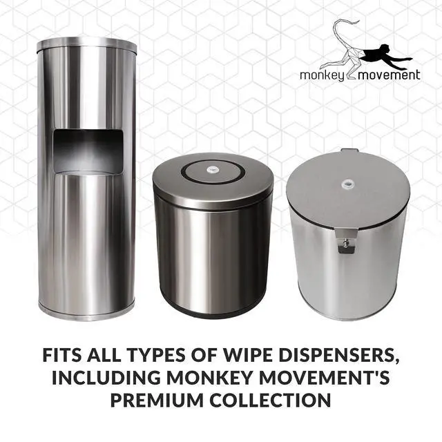 Alt view image 3 of 5 - Sanitizing Wipes: 5000 Unscented Wipes (8" x 5"): 4 Refill Mega Rolls for Floor Stand and Wall Dispensers - For Gyms, Restaurants, Offices