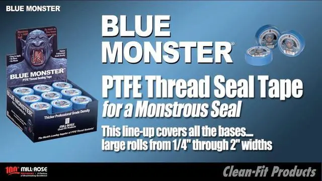 Alt view image 4 of 4 - Teflon Tape 1/2 Wide 1,429" Long - Case of 45 Rolls