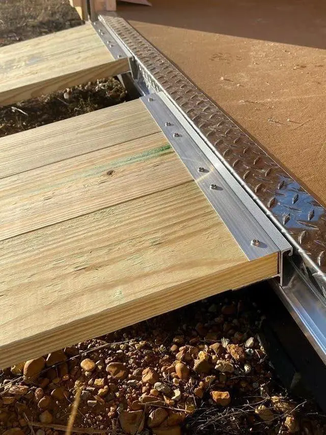 Main image of 44" DIY Ramp Kit - Build Your Own Ramp Kit - 2-Section Ramp (22" Wide Per Ramp) - 60" J-Channel