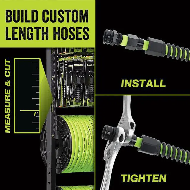 Alt view image 2 of 6 - Pro Water Hose, Bulk Plastic Spool, 5/8 in. x 250 ft., Heavy Duty, Lightweight, ZillaGreen - HFZ58250YW