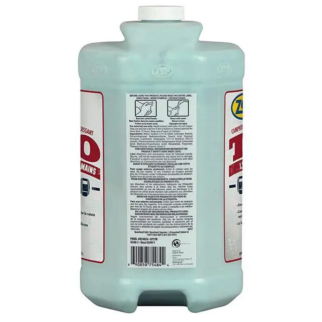 Alt view image 3 of 6 - Zep Heavy-Duty TKO Industrial Hand Cleaner - 1 Gallon (Case of 4) - 1049524 - For Industrial Professionals Such As Mechanics, Four Pumps Included