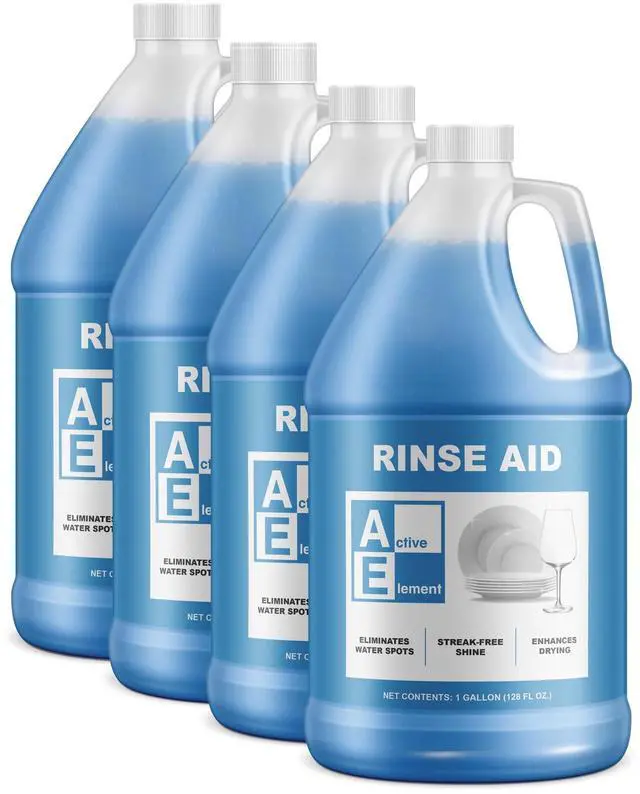 Main image of Dishwasher Rinse Aid - 4 Gallon - Extra Strength Eliminates Water Spots - Streak Free Shine - Enhances Drying - Dishwasher Rinse Aid Liquid