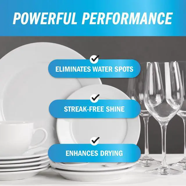 Alt view image 2 of 6 - Dishwasher Rinse Aid - 4 Gallon - Extra Strength Eliminates Water Spots - Streak Free Shine - Enhances Drying - Dishwasher Rinse Aid Liquid