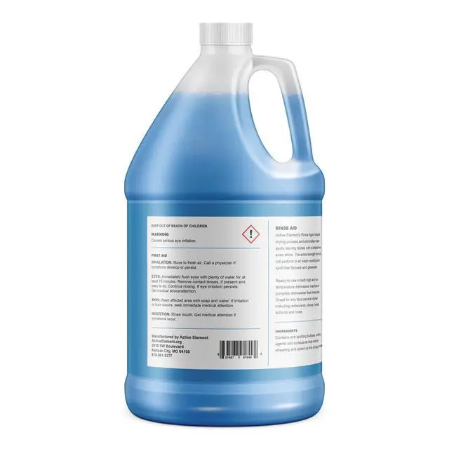 Alt view image 6 of 6 - Dishwasher Rinse Aid - 4 Gallon - Extra Strength Eliminates Water Spots - Streak Free Shine - Enhances Drying - Dishwasher Rinse Aid Liquid