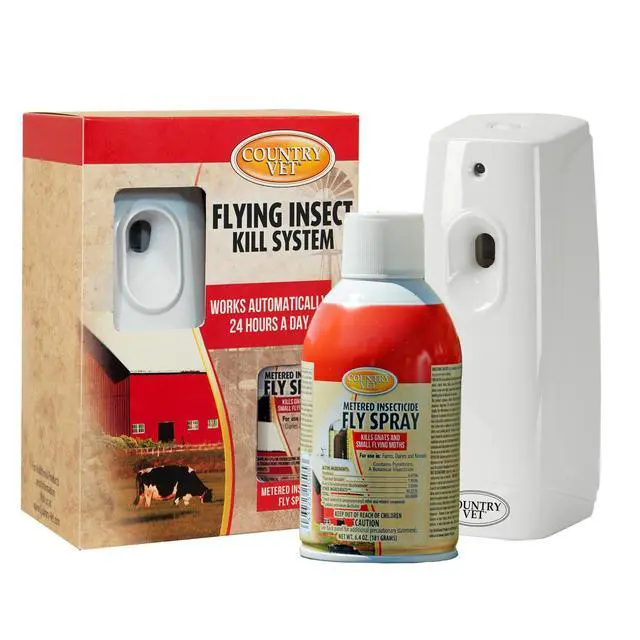 Alt view image 3 of 6 - Flying Insect Kill System II Metered Dispenser - (Case of 6) 321996CVB - Dispenses Bug Control and Air Freshening Products, Kills Gnats and Small Flying Moths