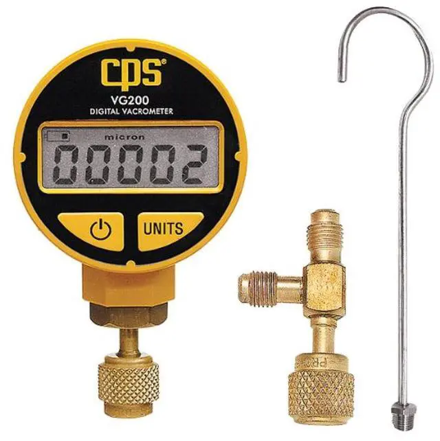 Main image of AO-42500-08 Products VG200 Portable Digital Vacuum Gauge, LCD, Atmospheric to 0 microns