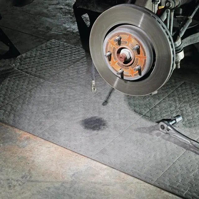 Alt view image 4 of 4 - Absorbent Mat Roll - 30" W x 150' L Heavyweight Mat Roll - Absorbs up to 40.2 Gallons per Roll - MAT230