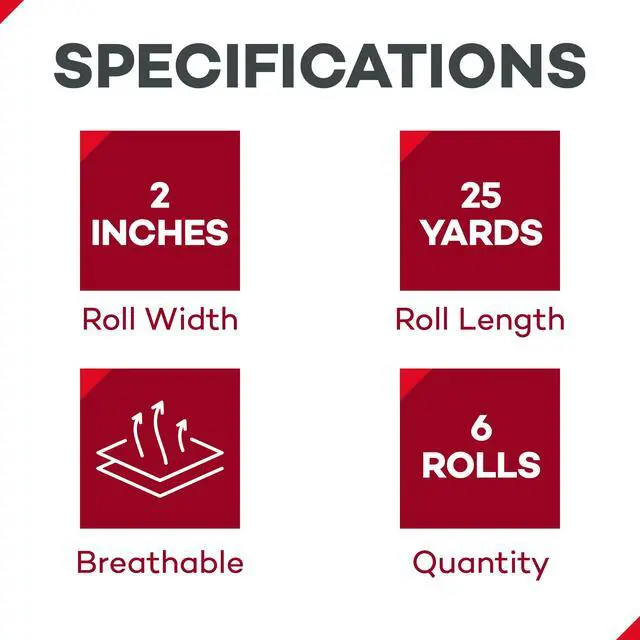 Alt view image 2 of 6 - Cotton Stockinette, 2 x 25 yds, Tubular Bandage Sleeve, Comfort Breathable Dressing for Skin Protection, Compression, Casts, Edema and Lymphedema Support (6 Rolls)