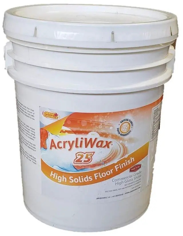 Main image of Acryliwax 25 High Solids & High Gloss Commercial Floor Wax & Finish - 5 Gallon Pail