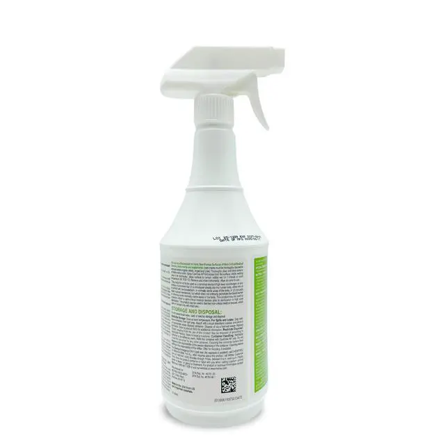 Alt view image 2 of 6 - CaviCide HP Hydrogen Peroxide Disinfectant Spray Kills Norovirus, MRSA, TB & Flu in 1 Minute EPA-Registered Hospital-Grade for Medical, Dental & Salon 24 fl oz, 12- Pack (Case)