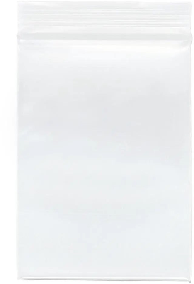 Main image of 3" x 4" (Case of 6,000), 4 Mil Heavy Duty Zipper Reclosable Plastic Bags