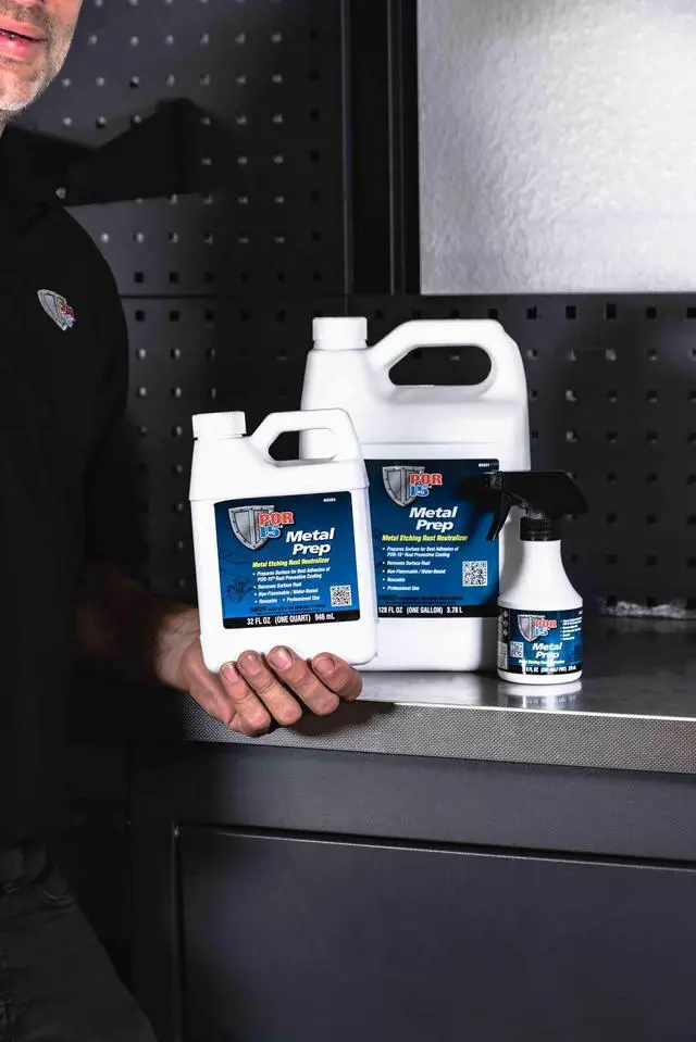 Alt view image 5 of 6 - Stop Rust Preparation System -Cleaner Degreaser and Metal Prep, Non-flammable and Water-based, 128 Fluid Ounces, 1-gallon each