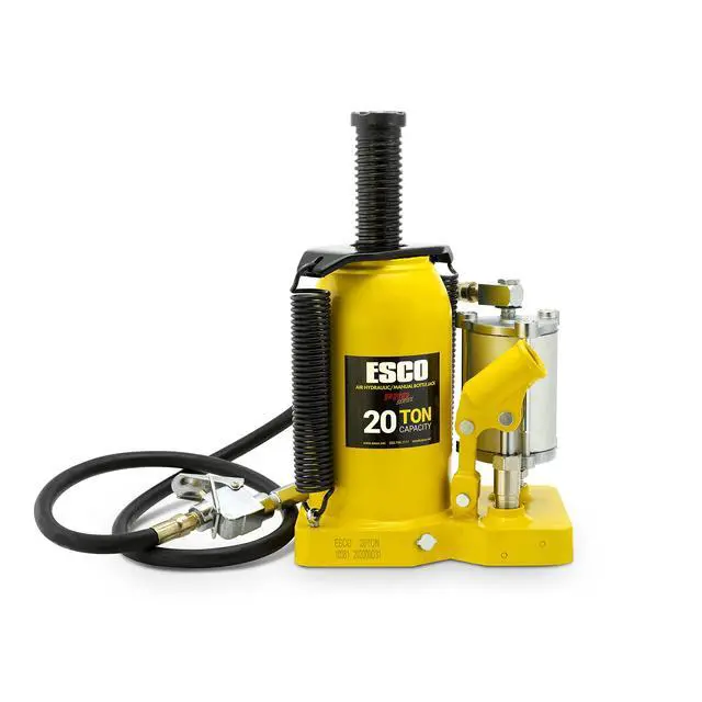 Alt view image 2 of 6 - Pro Series 20 Ton Air Hydraulic Bottle Jack