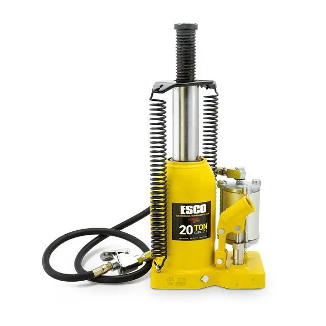Alt view image 4 of 6 - Pro Series 20 Ton Air Hydraulic Bottle Jack