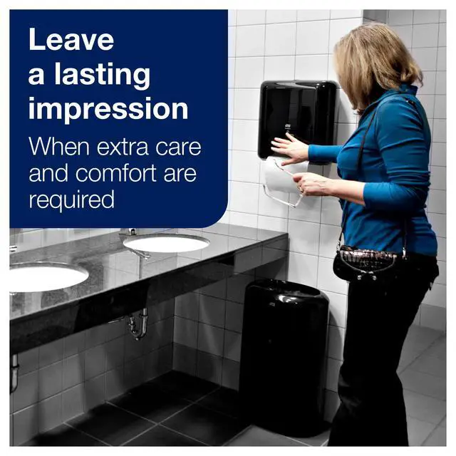 Alt view image 3 of 6 - Matic Paper Towel Dispenser, Intuition Sensor, Black, Elevation, H1, non-contact One-at-a-Time dispensing, 5511282