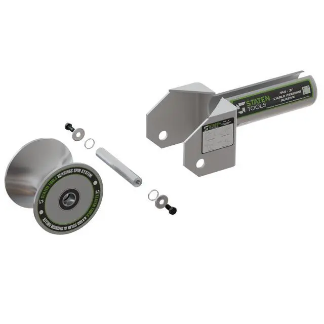 Alt view image 5 of 6 - 441-3" Feeding Sheave Compatible with Greenlee Tuggers 640, 6801, 6001 & More