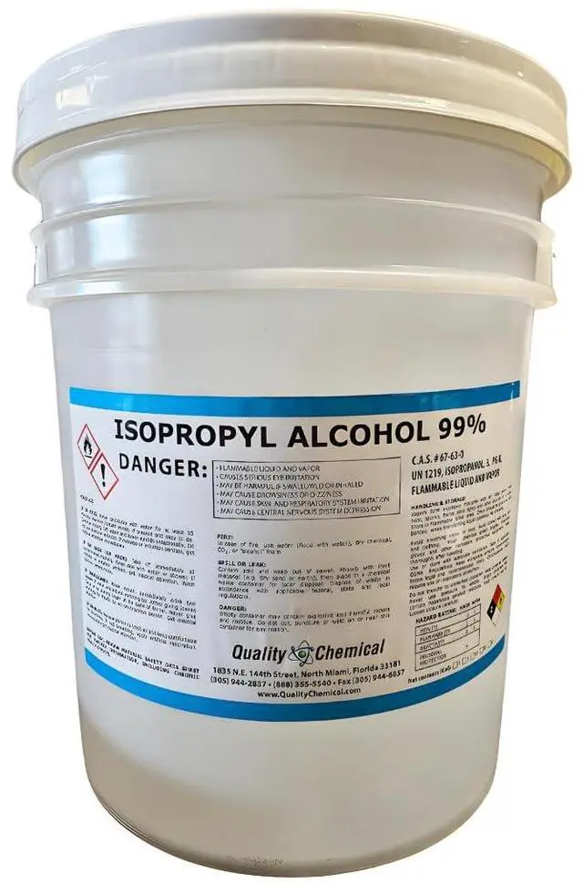 Main image of Isopropyl Alcohol Grade 99.9% Anhydrous (IPA)-5 Gallon Pail
