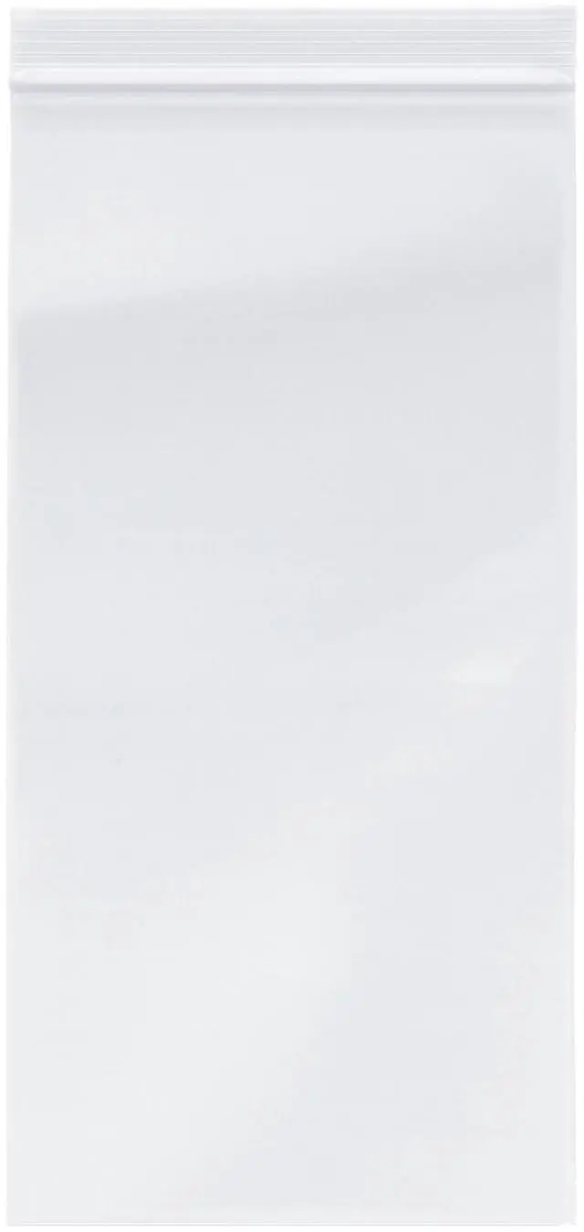 Main image of 6" x 12" (Case of 2,000), 2 Mil Zipper Reclosable Plastic Bags