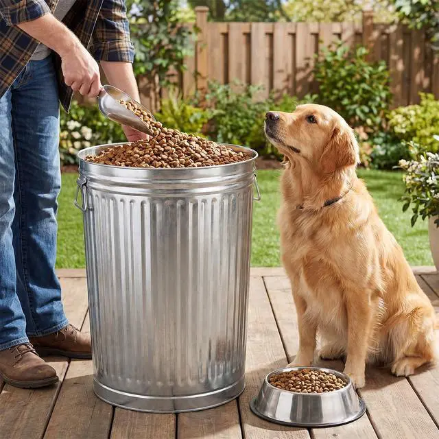 Alt view image 3 of 6 - 20 Gallon Metal Trash Can with Lid Outdoor Large Trash Bin Galvanized Steel Garbage Can for Farm Garage Patio Ash Bucket Bird Seed Storage Can Heavy Duty Round Container Silver, 3 Pack