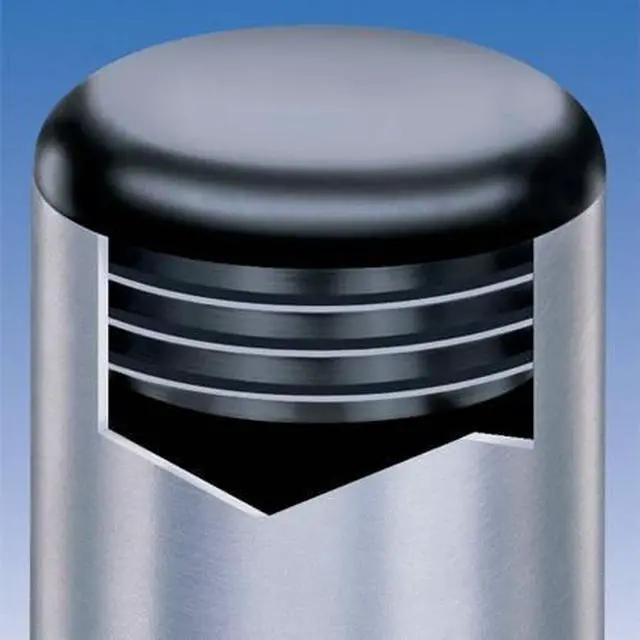 Alt view image 4 of 6 - 2-1/4" OD Round Plugs (10-14 Ga - Hole Size1.99 to 2.08" ID) 2.25 Inch OD End Caps | Office and Patio Furniture Finishing caps | Fitness Eqpt End Caps | Fencing Post Inserts | by SBD (250)