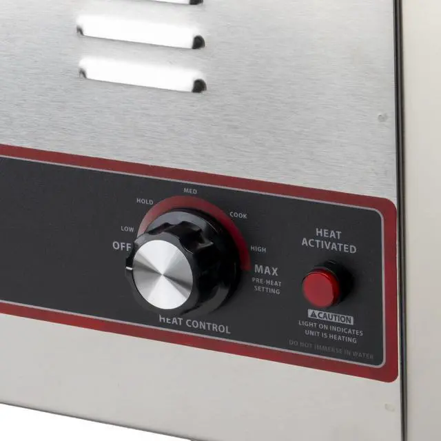 Alt view image 3 of 6 - Electric Portable Food Pan Warmer, 1500 W, 120V, 4/3 Size