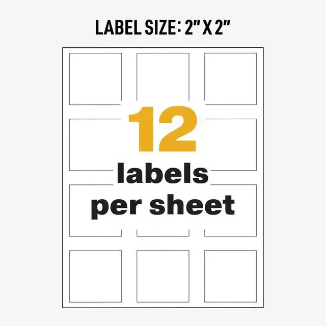 Alt view image 6 of 6 - UltraDuty GHS Chemical Labels for Laser Printers, Waterproof, UV Resistant, 2 x 2, 5 Packs (60506)