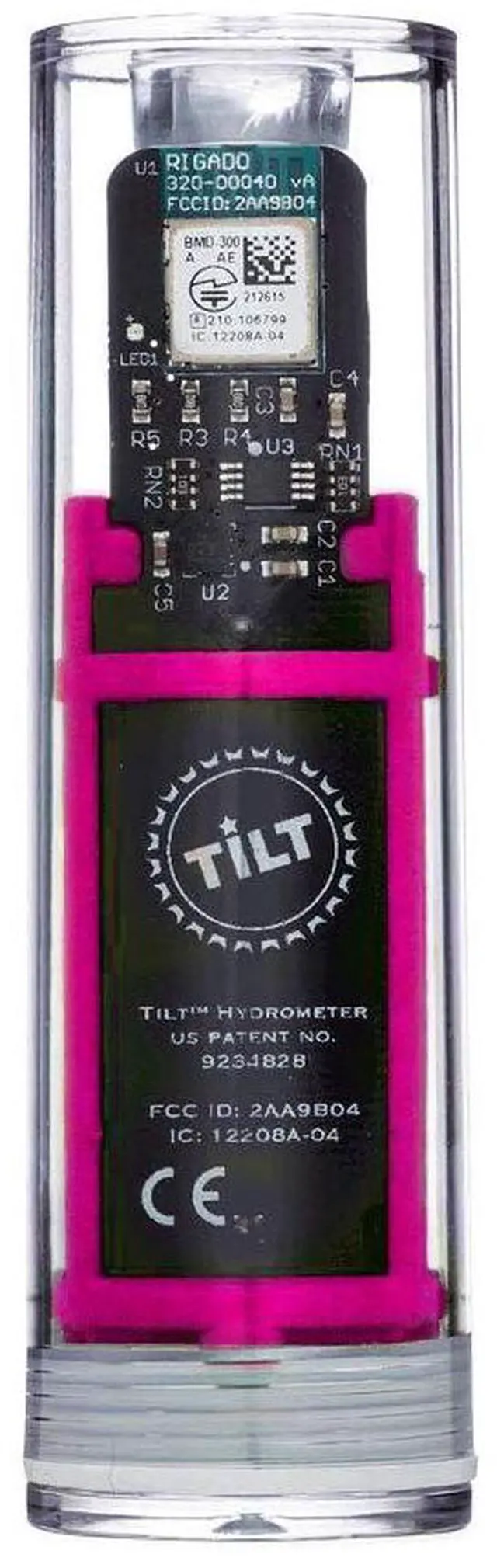 Main image of Wireless Pink Hydrometer and Thermometer: Patented Brewing Technology for Precision Monitoring & Control for Fermentation of Beer, Wine, Cider, Mead & More