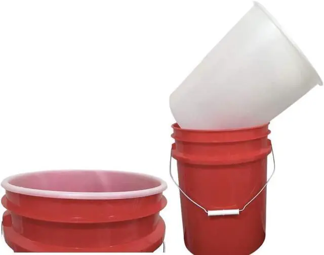 Alt view image 2 of 4 - 5 Gallon Bucket Pail Liner 15mil LDPE Plastic (Pack of 100 Liners)