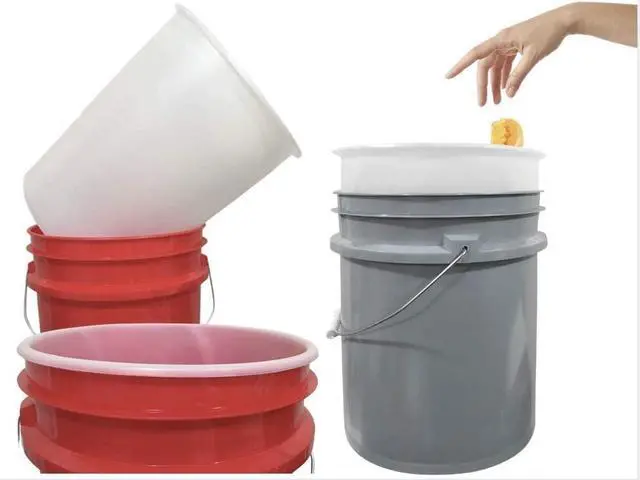 Alt view image 4 of 4 - 5 Gallon Bucket Pail Liner 15mil LDPE Plastic (Pack of 100 Liners)