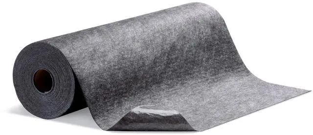 Main image of Grippy Floor Mat Industrial Entrance Mat with Adhesive Backing 3' x 100' Mat Runner Gray GRP36200-GY