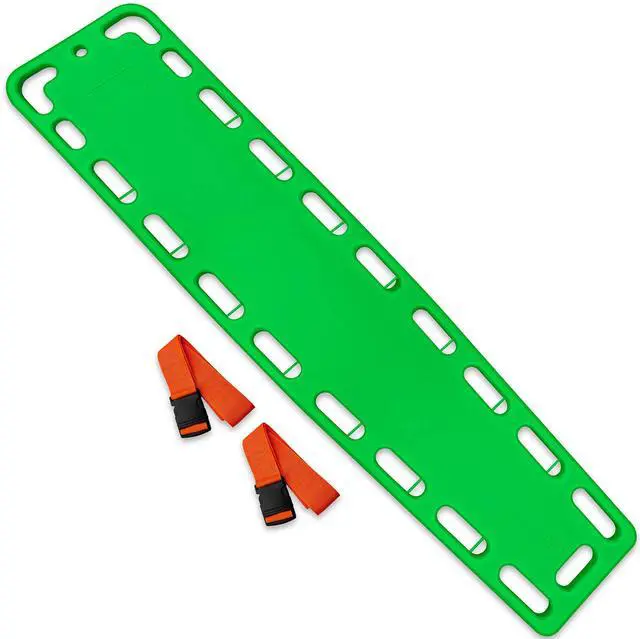 Main image of Spine Board Stretcher Backboard for Patient - EMT Backboard Immobilization Portable Patient Transport Rescue Lightweight PE Plastics Ambulance Stretcher Gurney, Green