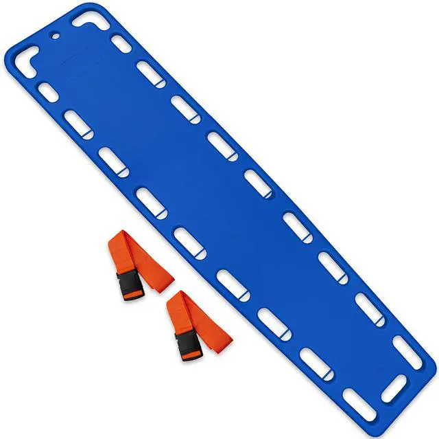 Main image of Spine Board Stretcher Backboard for Patient - EMT Backboard Immobilization Portable Patient Transport Rescue Lightweight PE Plastics Ambulance Stretcher Gurney, Blue