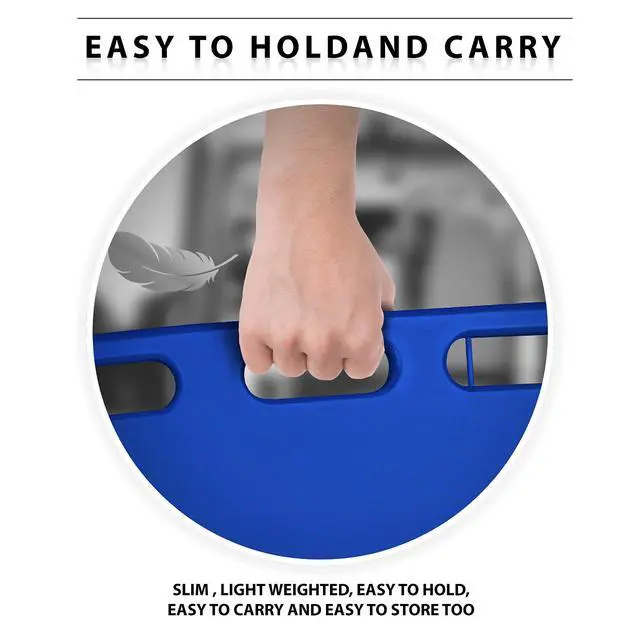 Alt view image 5 of 6 - Spine Board Stretcher Backboard for Patient - EMT Backboard Immobilization Portable Patient Transport Rescue Lightweight PE Plastics Ambulance Stretcher Gurney, Blue