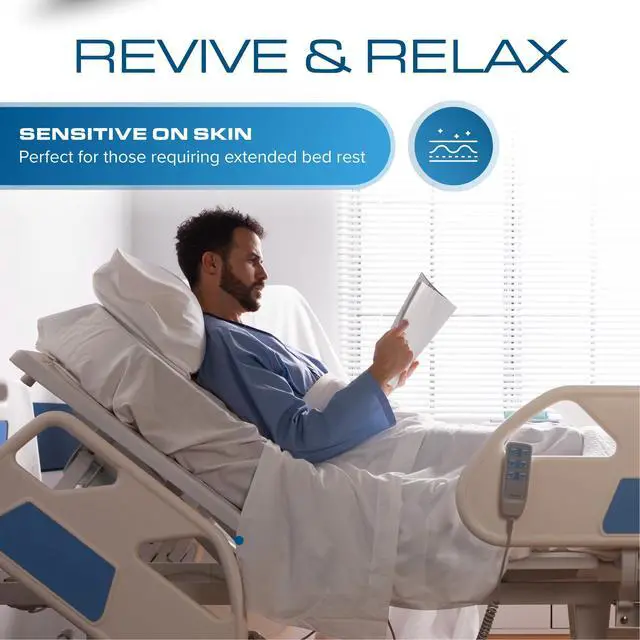 Alt view image 6 of 6 - NSR Long Term Care Pressure Redistribution Foam Medical Hospital Mattress, for Bedsore Treatment Nursing Homes and at Home Care