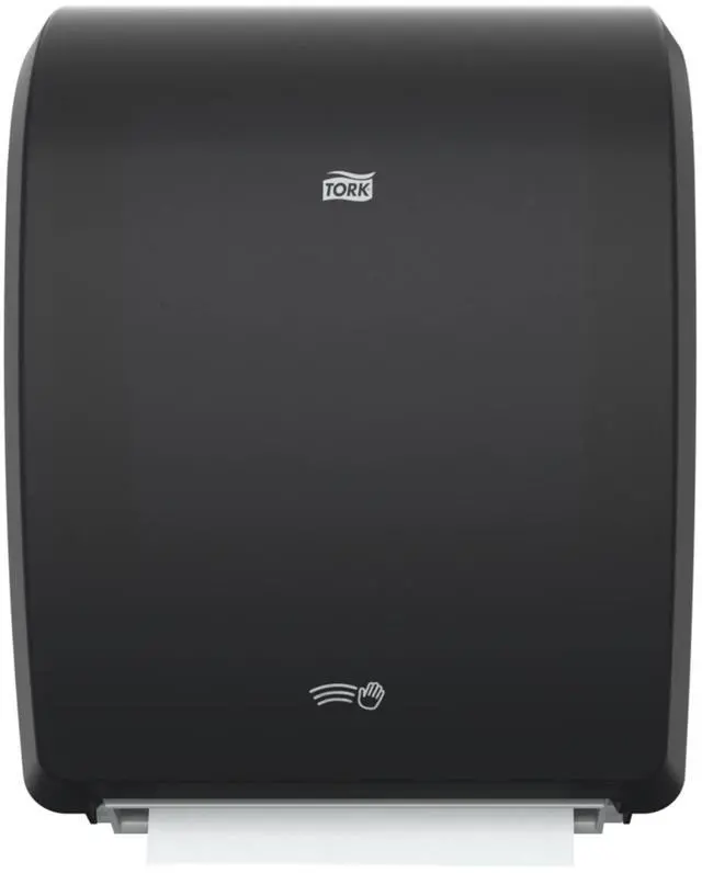 Main image of Electronic Paper Towel Dispenser, Black, H80, Durable with One-at-a-Time Dispensing, 771828