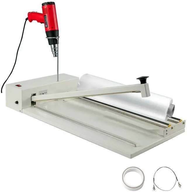 Main image of 24" I-Bar Shrink Wrap Machine, 800W Shrink Wrap Sealer with Heat Gun, Shrink Film Shrink Wrap Sealer Compatible with PVC POF Film