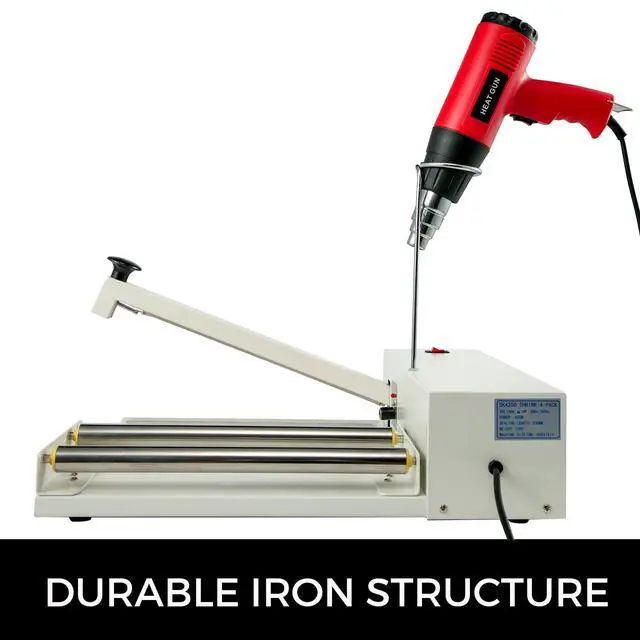 Alt view image 3 of 6 - 24" I-Bar Shrink Wrap Machine, 800W Shrink Wrap Sealer with Heat Gun, Shrink Film Shrink Wrap Sealer Compatible with PVC POF Film