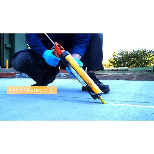 Alt view image 2 of 5 - Sikaflex 1C SL 10 oz Limestone, Concrete Expansion Joint Filler, Self Leveling, Polyurethane Sealant. Pack of 12