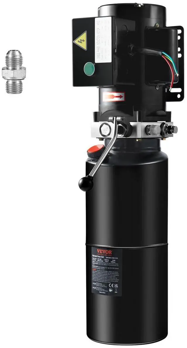 Main image of Hydraulic Power Unit 220V 10 Quart Car Lift 3HP Hydraulic Pump Power Unit Car Lift Single Phase Hydraulic Pumps with 10L Steel Tank Car Lifts Hydraulic Power Unit for Auto Repair Single Phase
