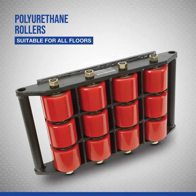Alt view image 5 of 6 - Machinery Mover, 39,600-Lb. Capacity, 12 Rollers, Model# CRA-18