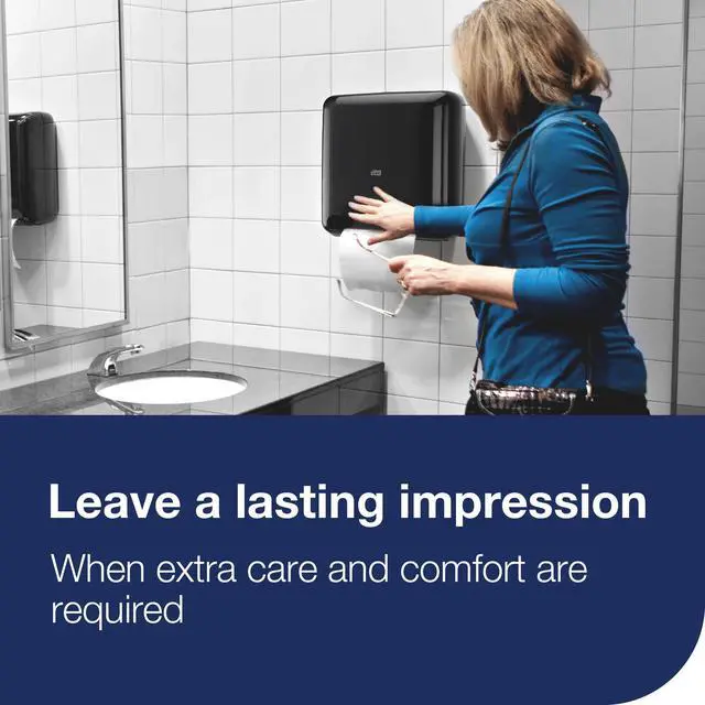 Alt view image 5 of 6 - Matic Automatic Hand Towel Roll Dispenser Black H1, One-at-a-time Dispensing, Elevation Range, 5511284
